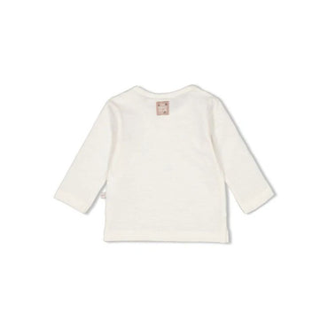 Feetje t-shirt lange mouw The Chill Club m 74 Offwhite Jongens