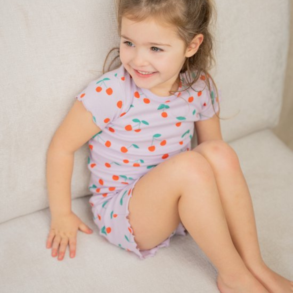 Feetje pyjama 2-delig Cherie Cherry Premium Summerwear m74 lila meisjes