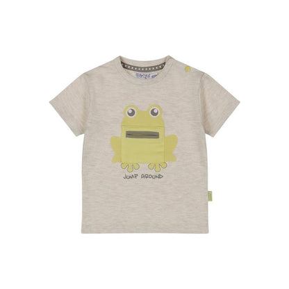 dirkje T-shirt met tekst jump korte mouw m 92 Off white boy