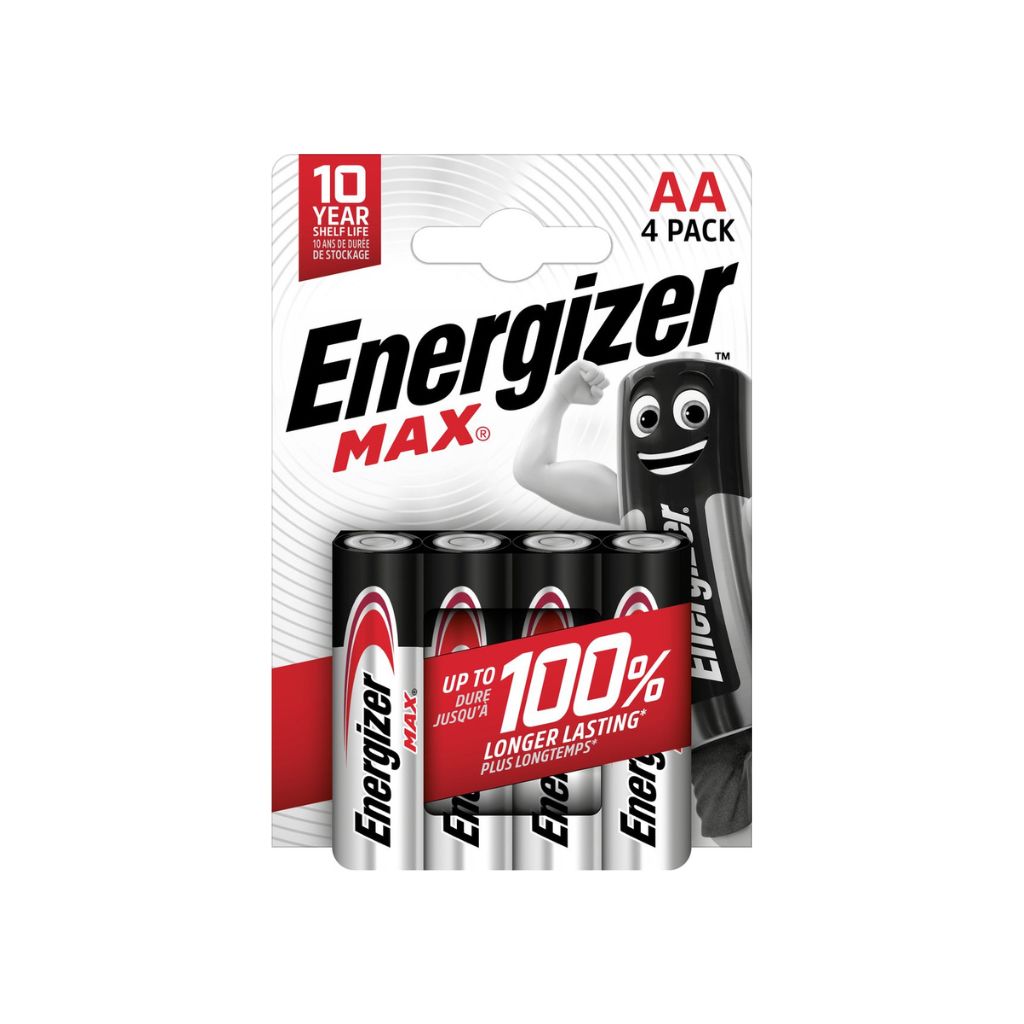 Energizer Max AA Batterijen – 4 stuks