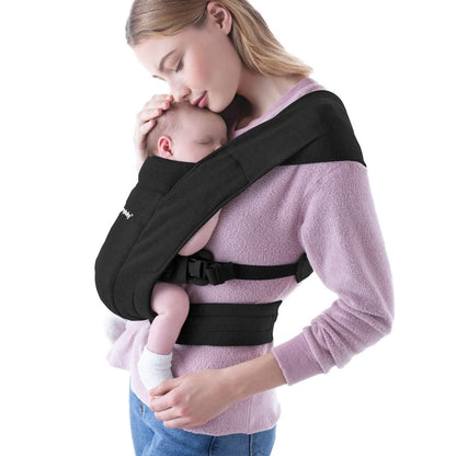 Ergobaby Porte-bébé ventral Embrace Pure Black