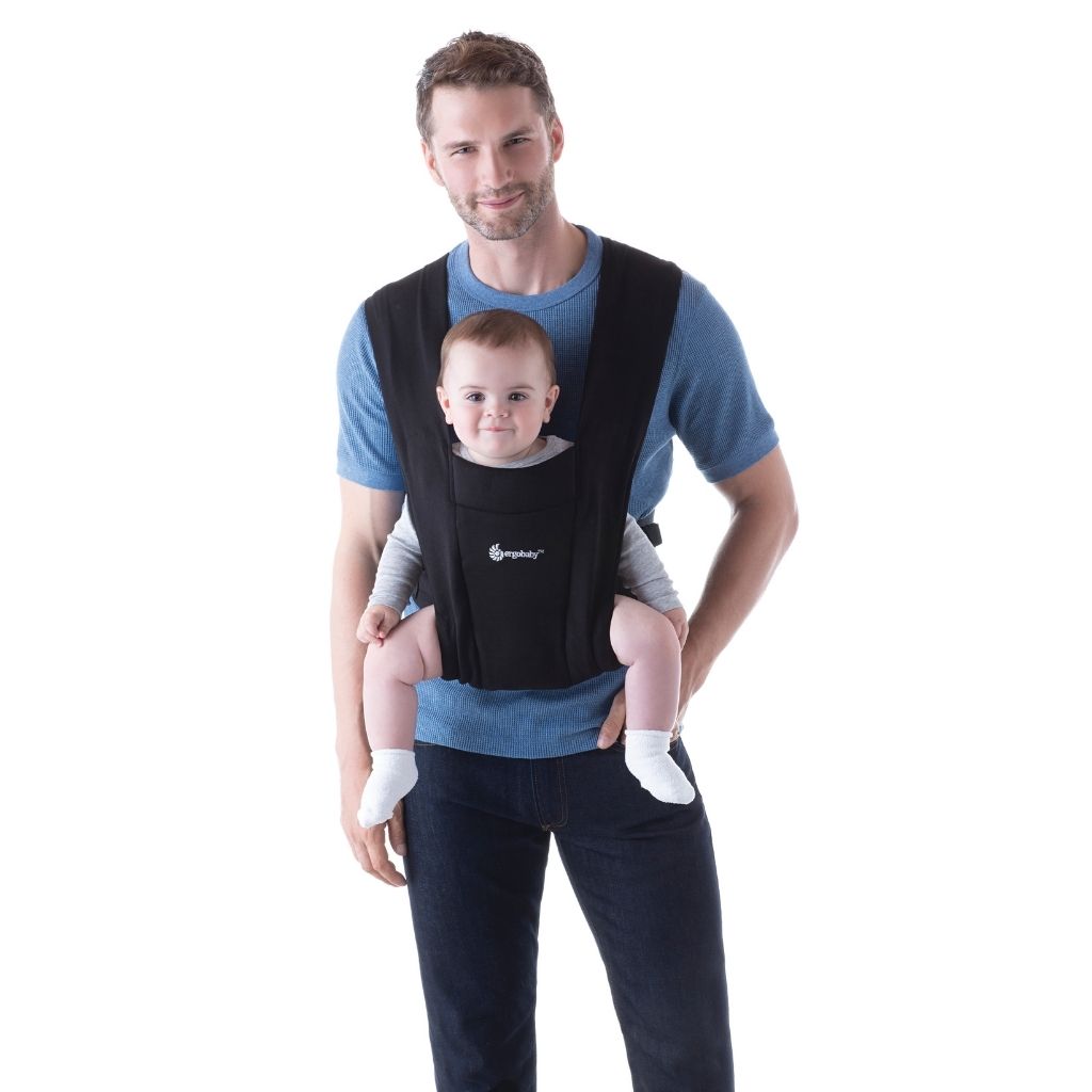 Ergobaby Porte-bébé ventral Embrace Pure Black