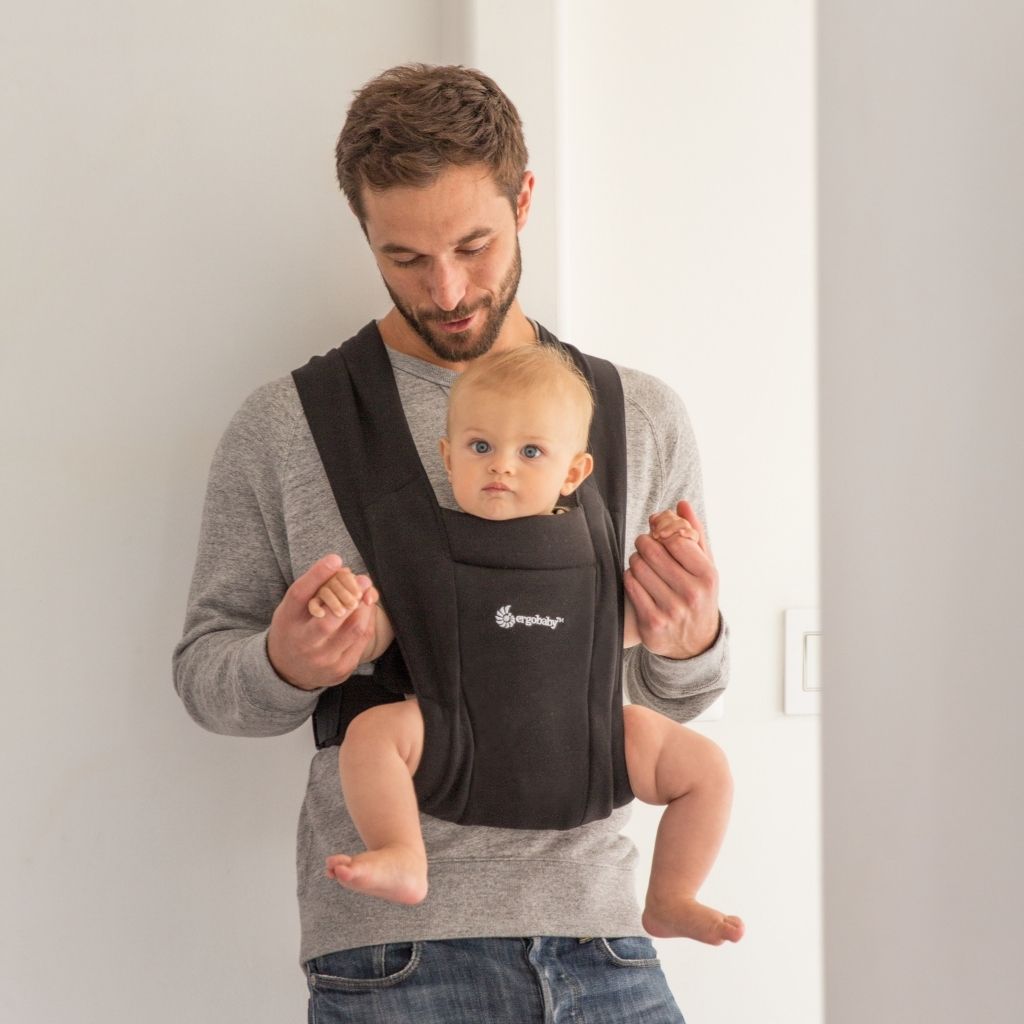 Ergobaby Porte-bébé ventral Embrace Pure Black