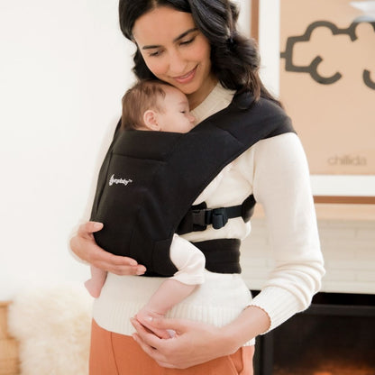 Ergobaby Porte-bébé ventral Embrace Pure Black