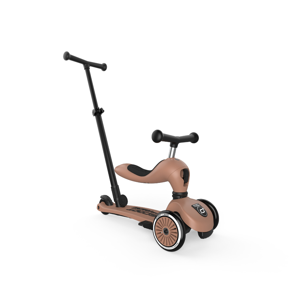 Scoot and Ride Loopfiets Highwaykick 1 Push & Go Mocha