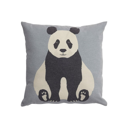 LIFETIME Kussen Panda Paradise blauw
