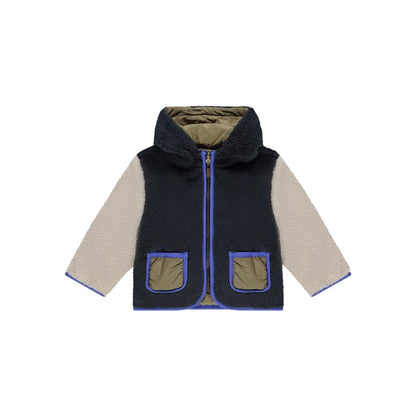 BabyFace Veste Teddy réversible Army
