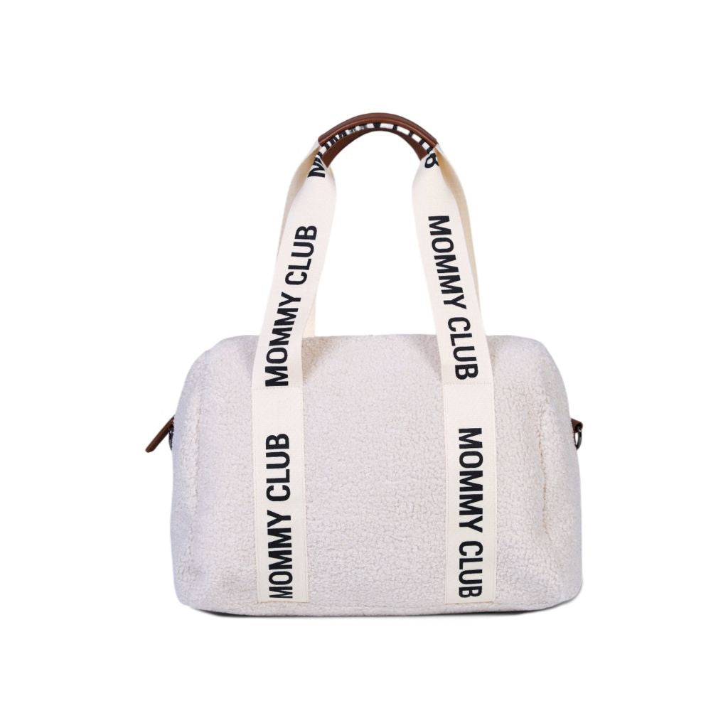 Childhome Verzorgingstas Mommy Club Signature Teddy Ecru