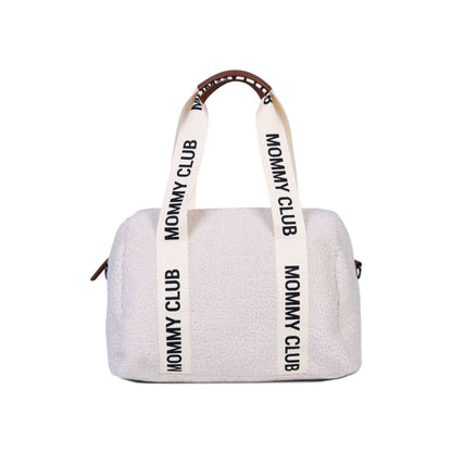 Childhome Verzorgingstas Mommy Club Signature Teddy Ecru