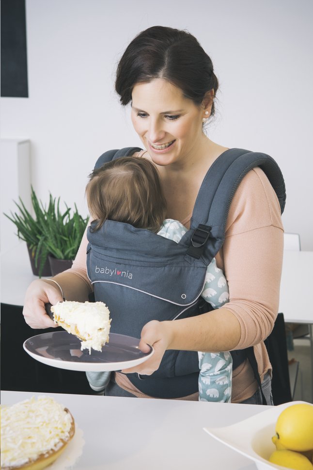 Babylonia Porte-bebe combine Flexia Deep Grey