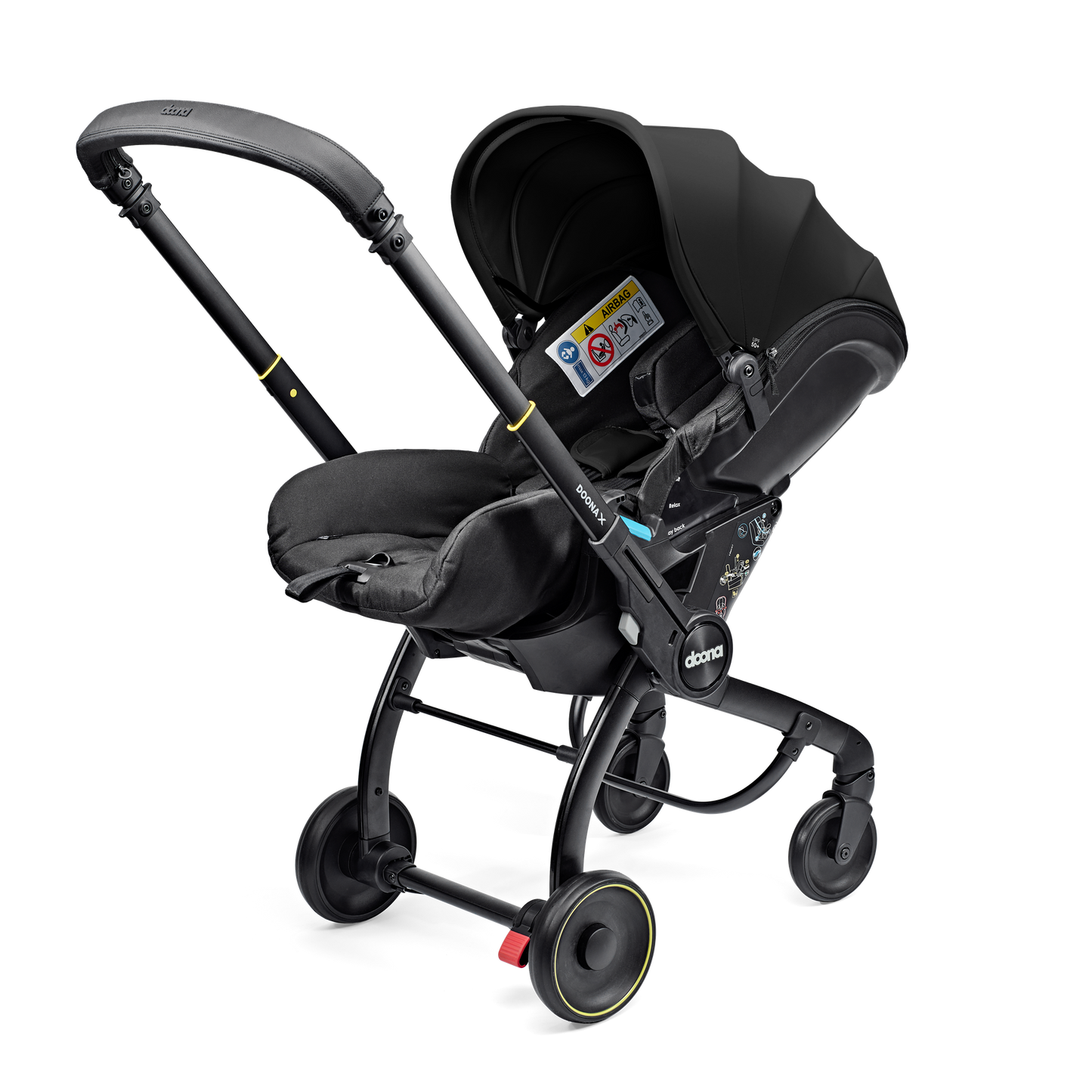 Doona Omvormbare draagbare autostoel X Groep 0+ Nitro Black