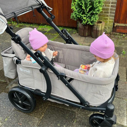 Pronto Stroller Cloud Grey + porte-gobelet 