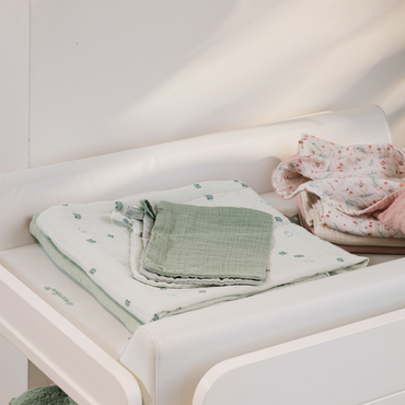 Dreambee Gant de toilette Oscar Grenouille Lg 15 x L 21 cm - 3 pièces
