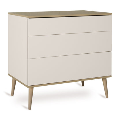 Quax Chambre de bebe 3 pièces (lit evolutif L 14 x Lg 7 cm - commode - armoire 3 portes) Flow Clay