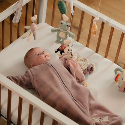 Dreambee Sac de couchage d'hiver Oscar Libellule rose 70 cm