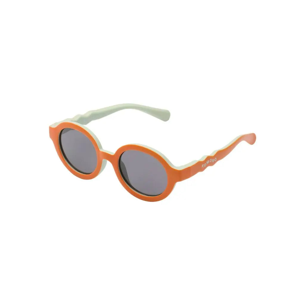 KOMONO Lunettes de soleil Lele Kiddos Pumpkin Twins de 1 an à 2 ans