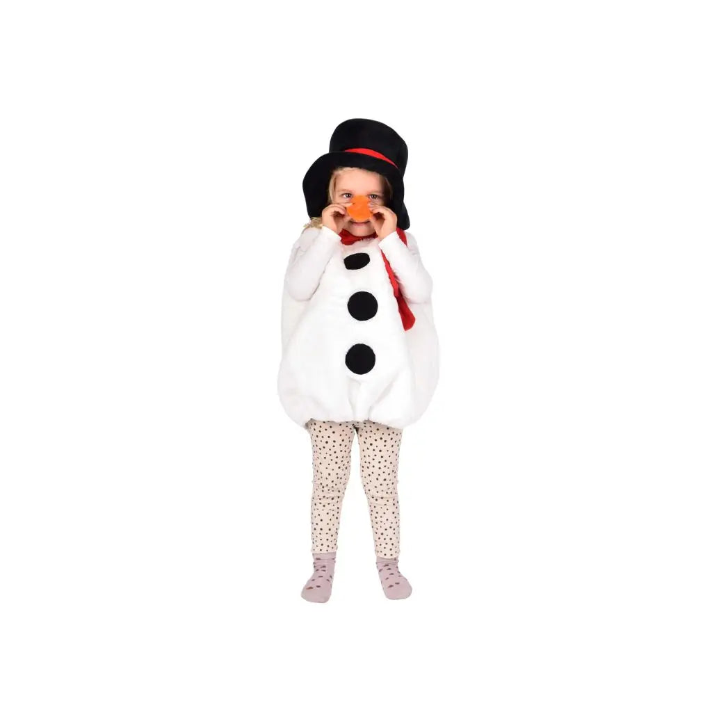 Den Goda Fen Costume Bonhomme de Neige 2-4 ans