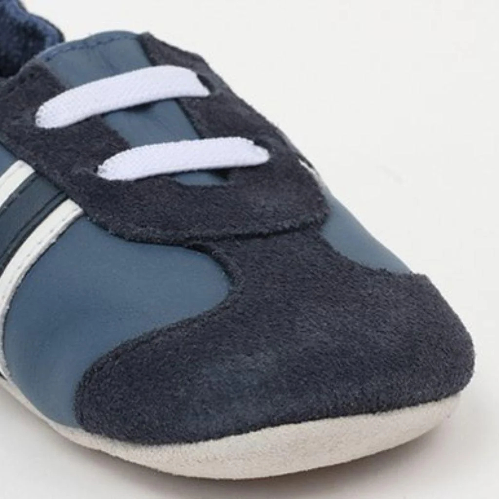 Bobux Chaussons Soft Soles Sport Navy