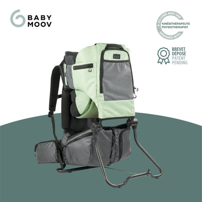 Babymoov Porte-bébé dorsal Moov & Hike vert clair