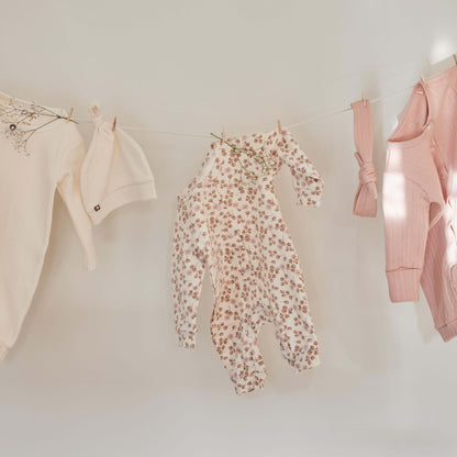 Dirkje Pyjama NOOS meisjes bloemen Off White