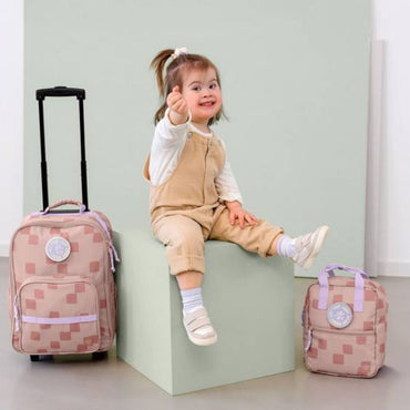 Rugzakje Mini Square Pattern Party Rose