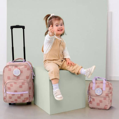 Rugzakje Mini Square Pattern Party Rose