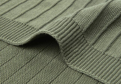 Jollein Couverture pour lit Pure Knit Leaf Green