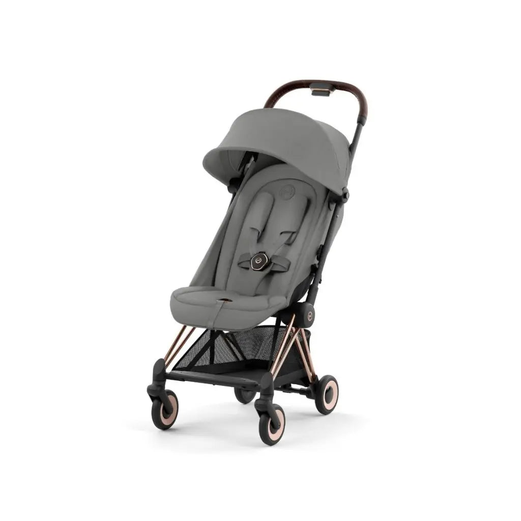 Cybex Poussette Coya Rosegold frame Mirage Grey