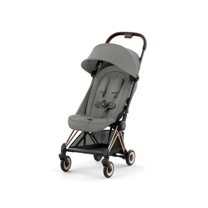Cybex Poussette Coya Rosegold frame Mirage Grey