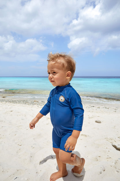 Lässig Combinaison anti-UV avec manches longues Lion Blue