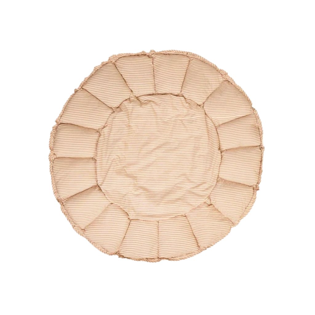 Play and Go Coco Stripes brown organic babymat 130 cm