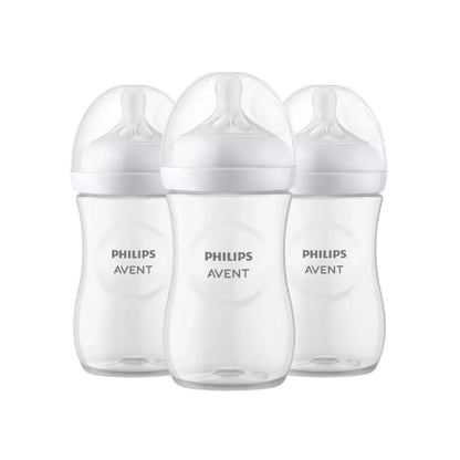 Philips AVENT Zuigfles Natural Response transparant 260 ml - 3 stuks