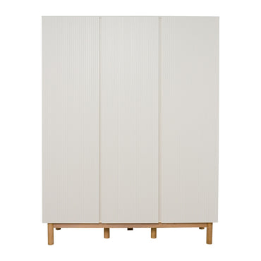 Quax 3-delige babykamer (meegroeibed L 140 x B 70 cm+ commode + kast met 3 deuren) Mood Clay