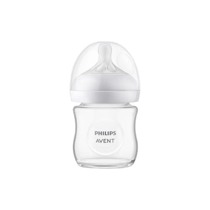 Philips AVENT Glazen zuigfles Natural Response transparant 120 ml - 3 stuks