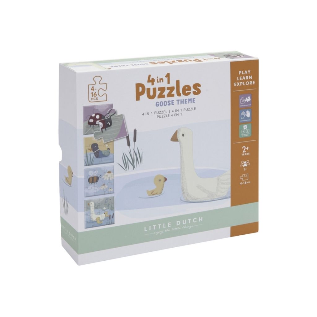 Little Dutch Meegroeipuzzel 4-in-1 Little Goose