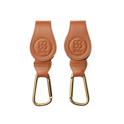 Cloby Stroller Hooks Brown