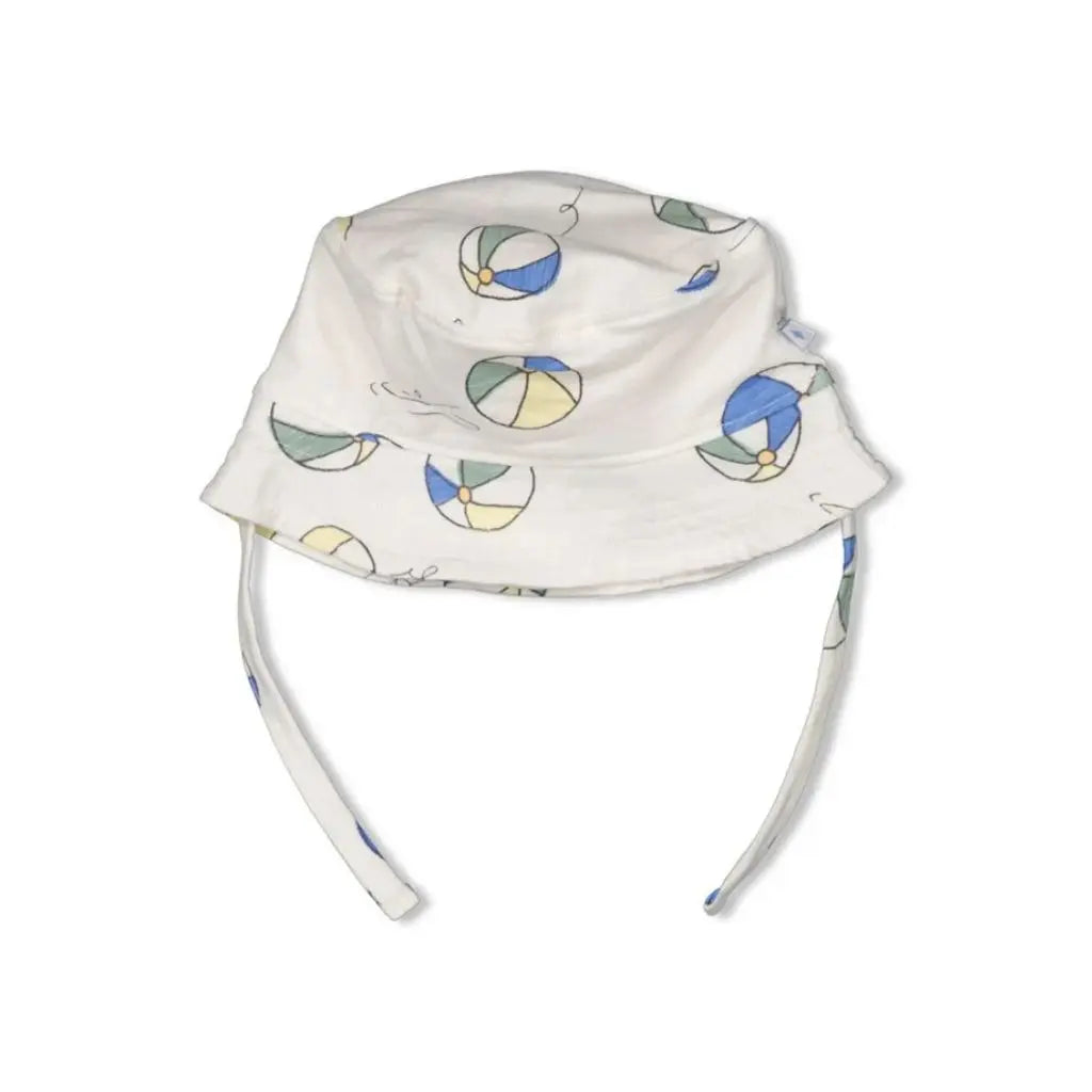 Feetje Zonnehoed AOP Pool Time m 1 Offwhite Jongens