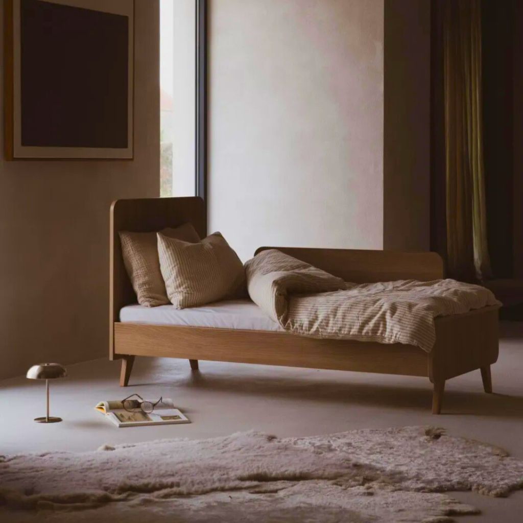 Quax Lit évolutif Loft L 140 x Lg 70 cm Honey Ash