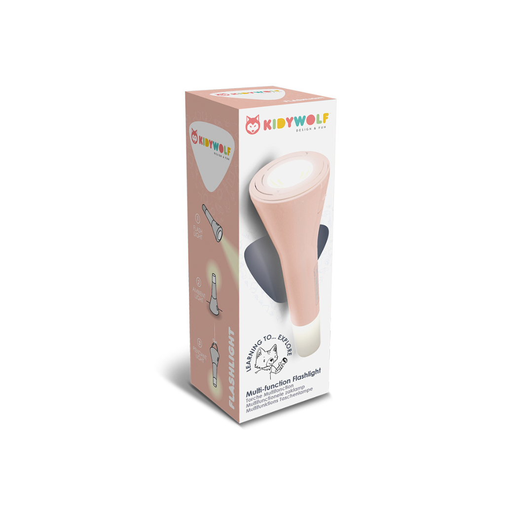 Kidywolf Lampe de poche Kidyflashlight multifonction Nude
