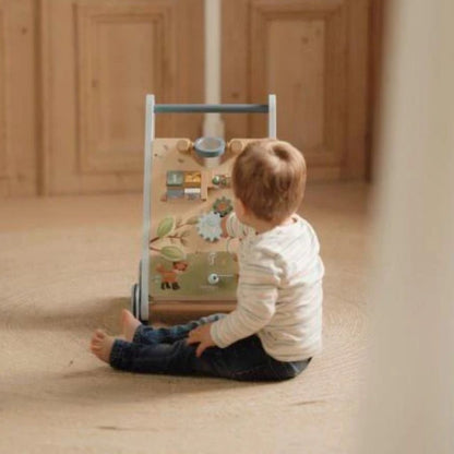 Little Dutch Houten loopwagen Forest Friends blauw