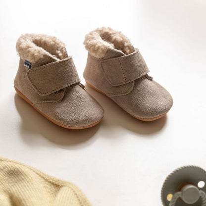 Stabifoot Chaussons bébé en cuir Niquel hiver
