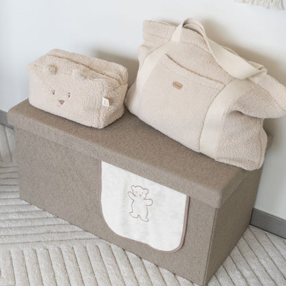 Pericles Trousse de toilette ours crème