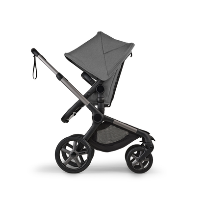 Bugaboo Poussette Fox 5 Renew avec nacelle Graphite / Moon Grey