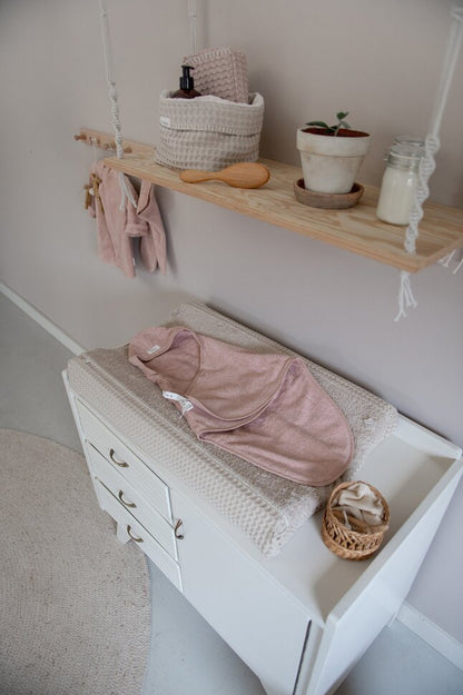 Koeka Housse pour matelas à langer Wafel Amsterdam Sand