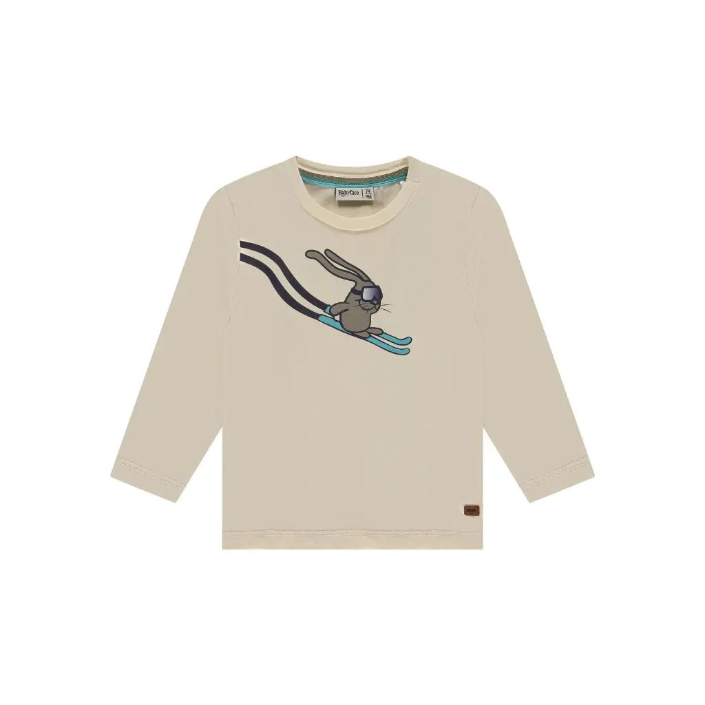 BabyFace T-shirt met lange mouwen ivoor