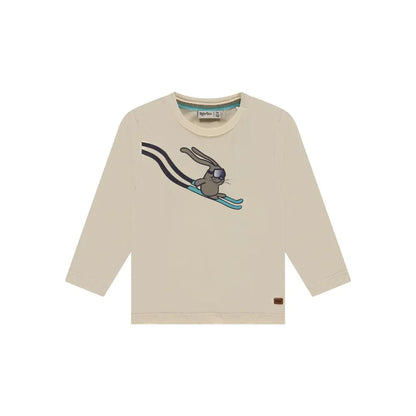 BabyFace T-shirt met lange mouwen ivoor