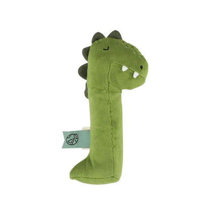Trixie Baby Hochet à presser Mr. Dino vert