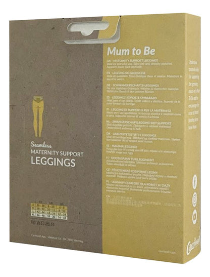 Carriwell Legging Black met ingeweven ondersteuning en naadloos buik
