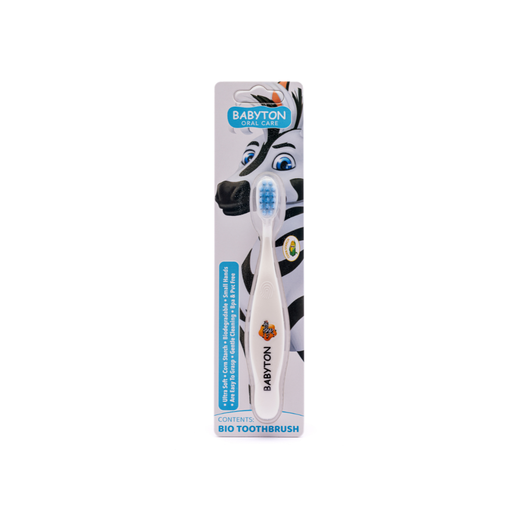 Babyton Brosse à dents bio Zèbre