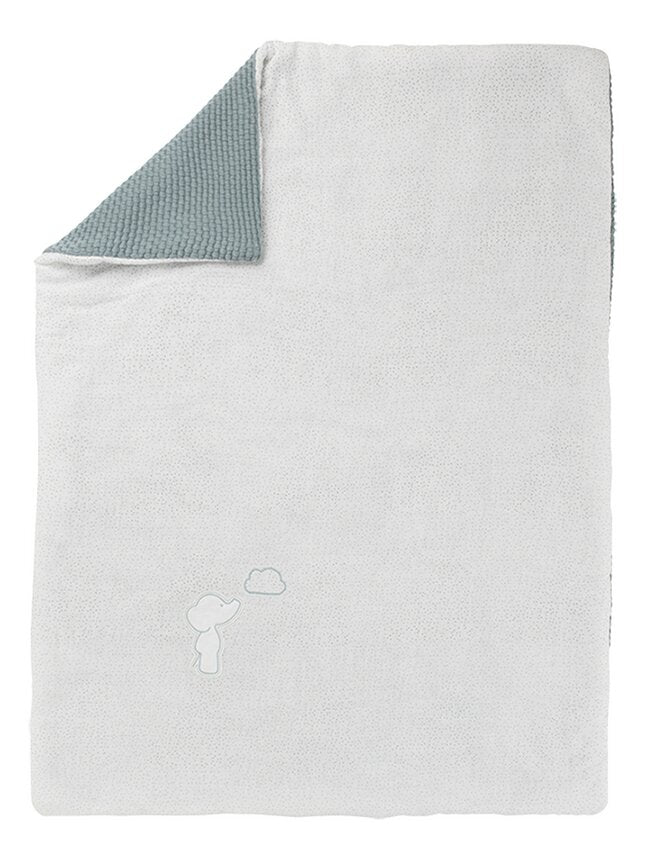 Nattou Couverture pour berceau ou parc Axel & Luna vert clair/blanc